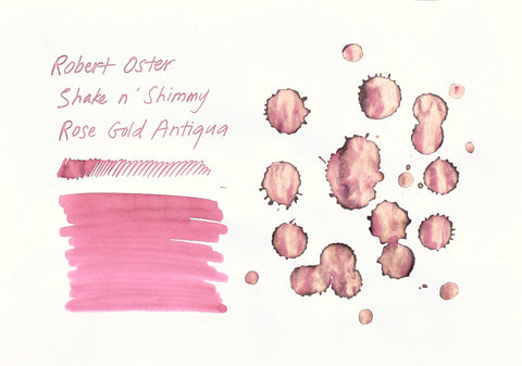 Robert Oster Signature Ink - Shake n' Shimmy - Rose Gold Antiqua - 50ml