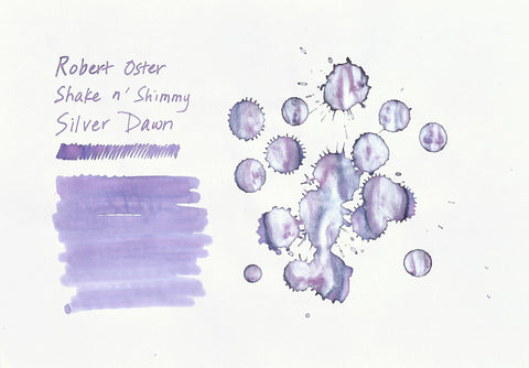 Robert Oster Signature Ink - Shake n' Shimmy - Silver Dawn - 50ml