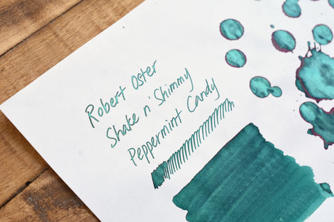 Robert Oster Signature Ink - Shake n' Shimmy - Peppermint Candy - 50ml