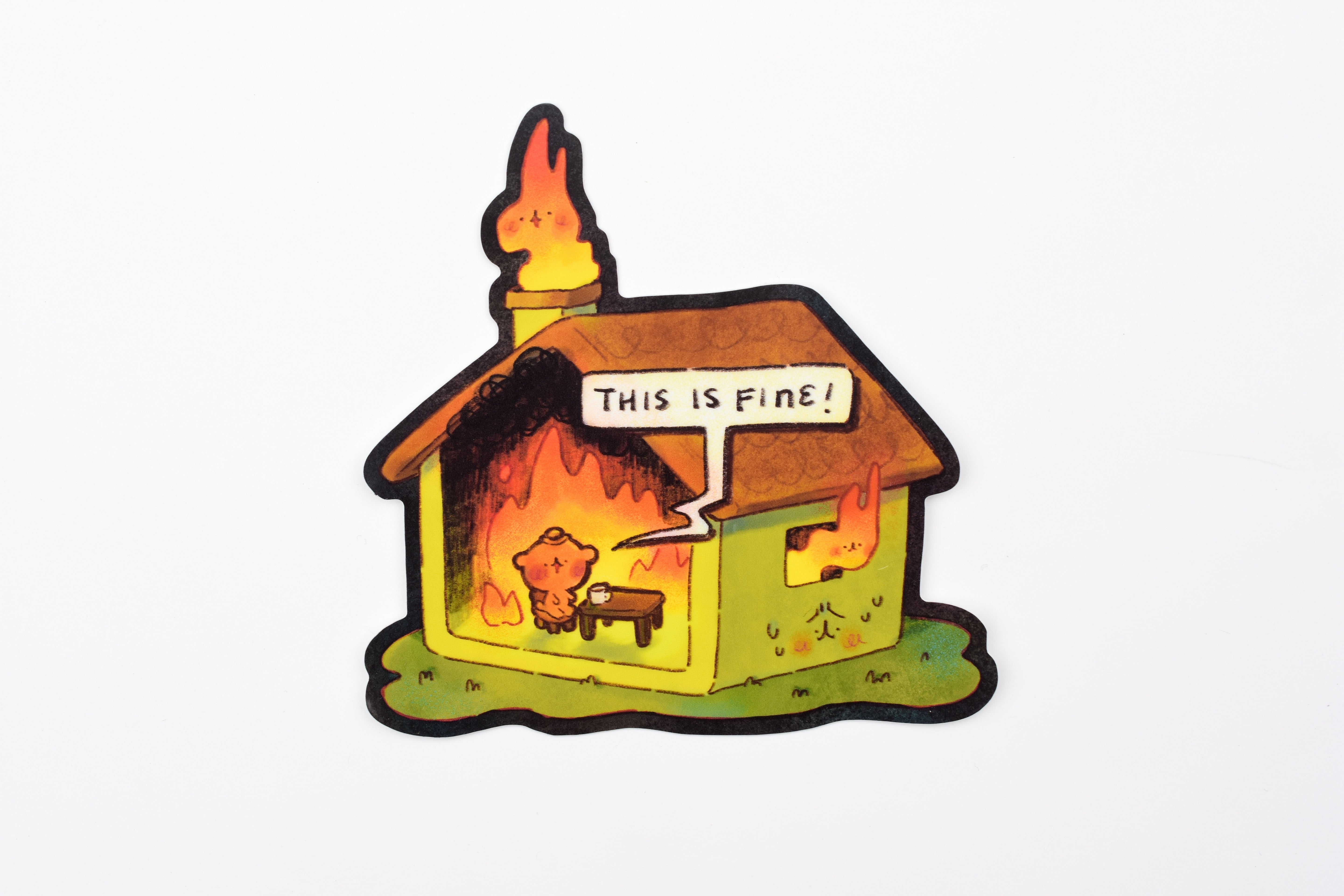 LAZI SOOZ This is Fine Sticker