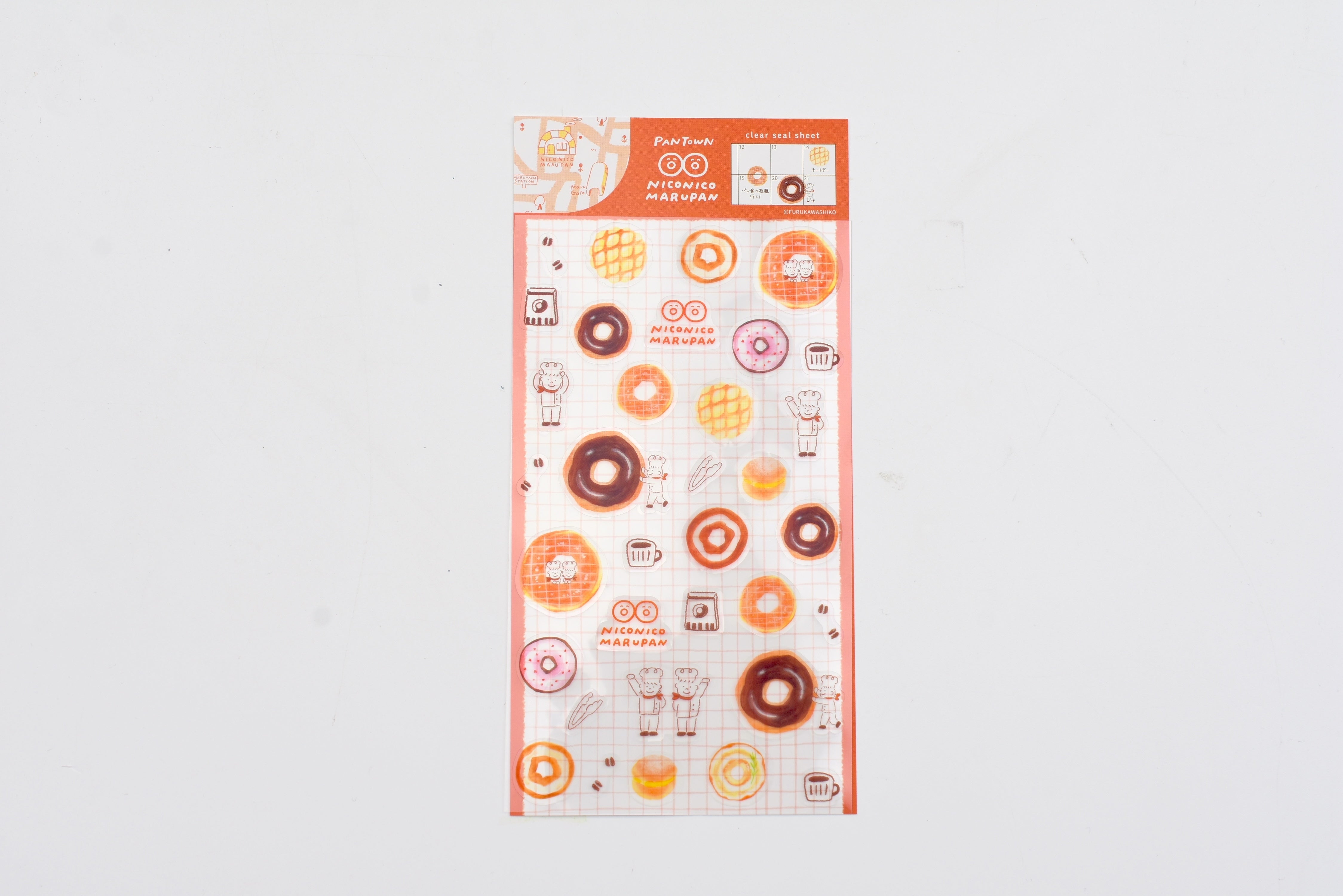 Furukawa Paper Sticker Sheet - Pantown - Niconico Marupan