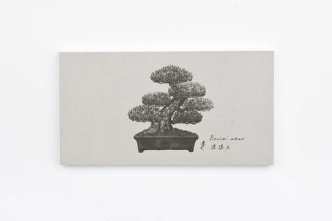 Marumo Printing - Die-Cut Stand Message Pad - Bonsai