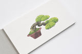 Marumo Printing - Die-Cut Stand Message Pad - Bonsai