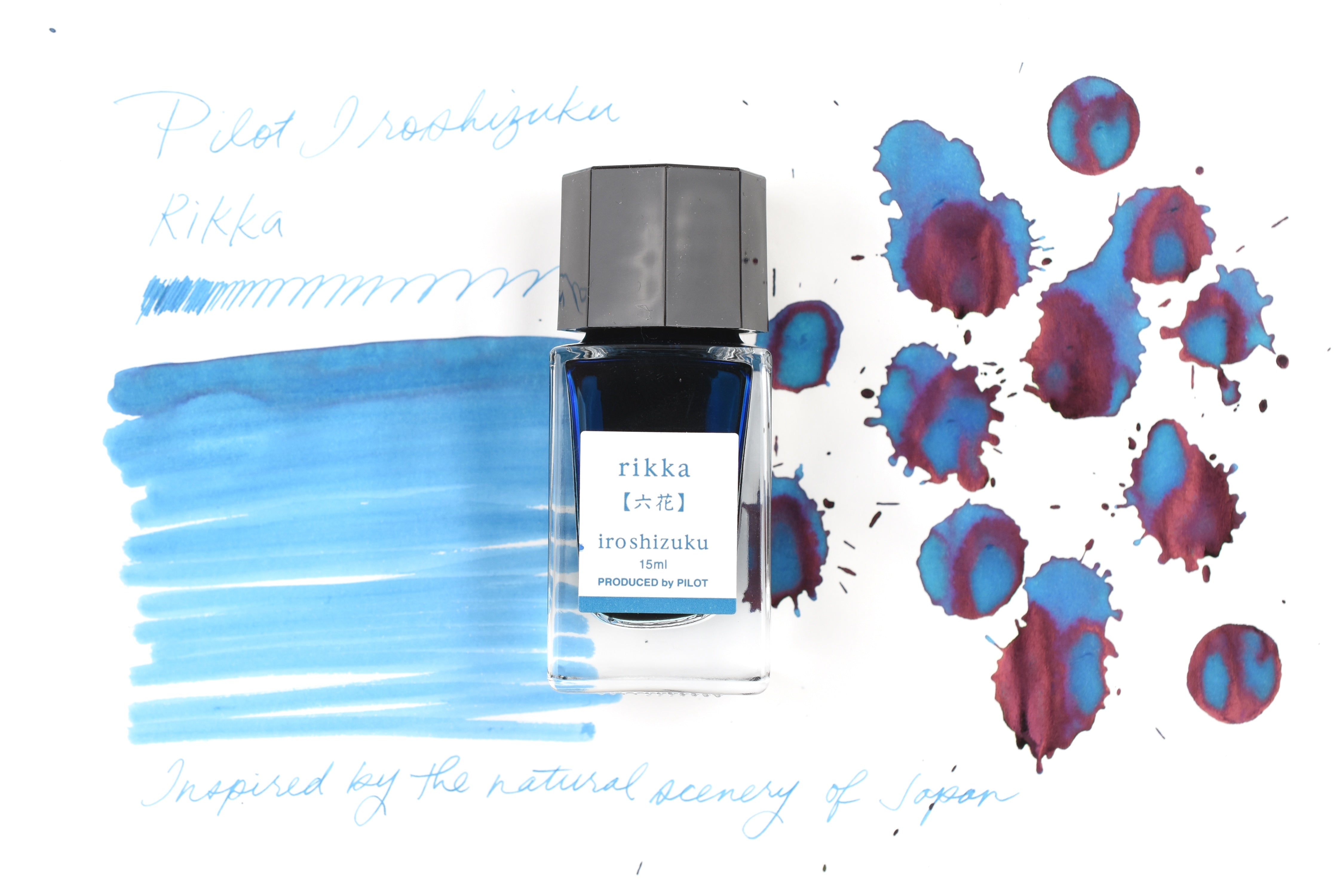 Pilot Iroshizuku Ink - Rikka - 15 mL Bottle Ink