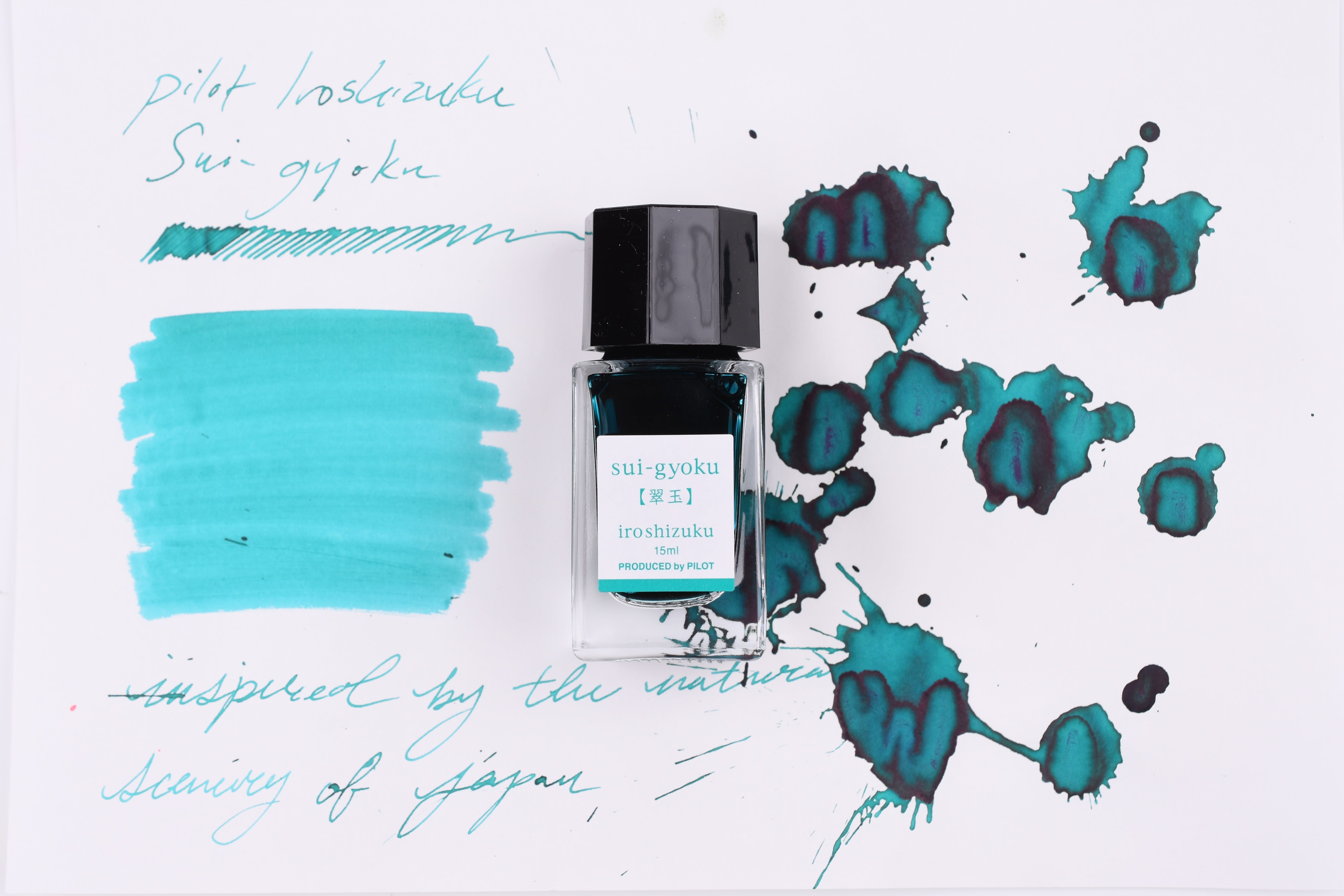 Pilot Iroshizuku Ink - Sui-Gyoku - 15 mL Bottle Ink