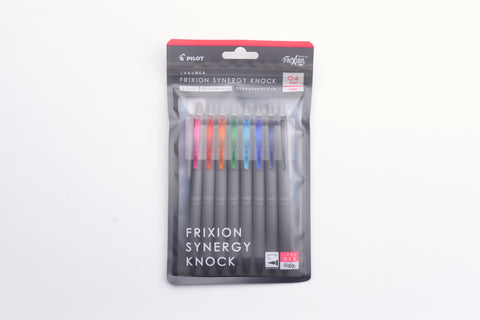 Pilot FriXion Synergy Knock - 0.4mm - Set of 8