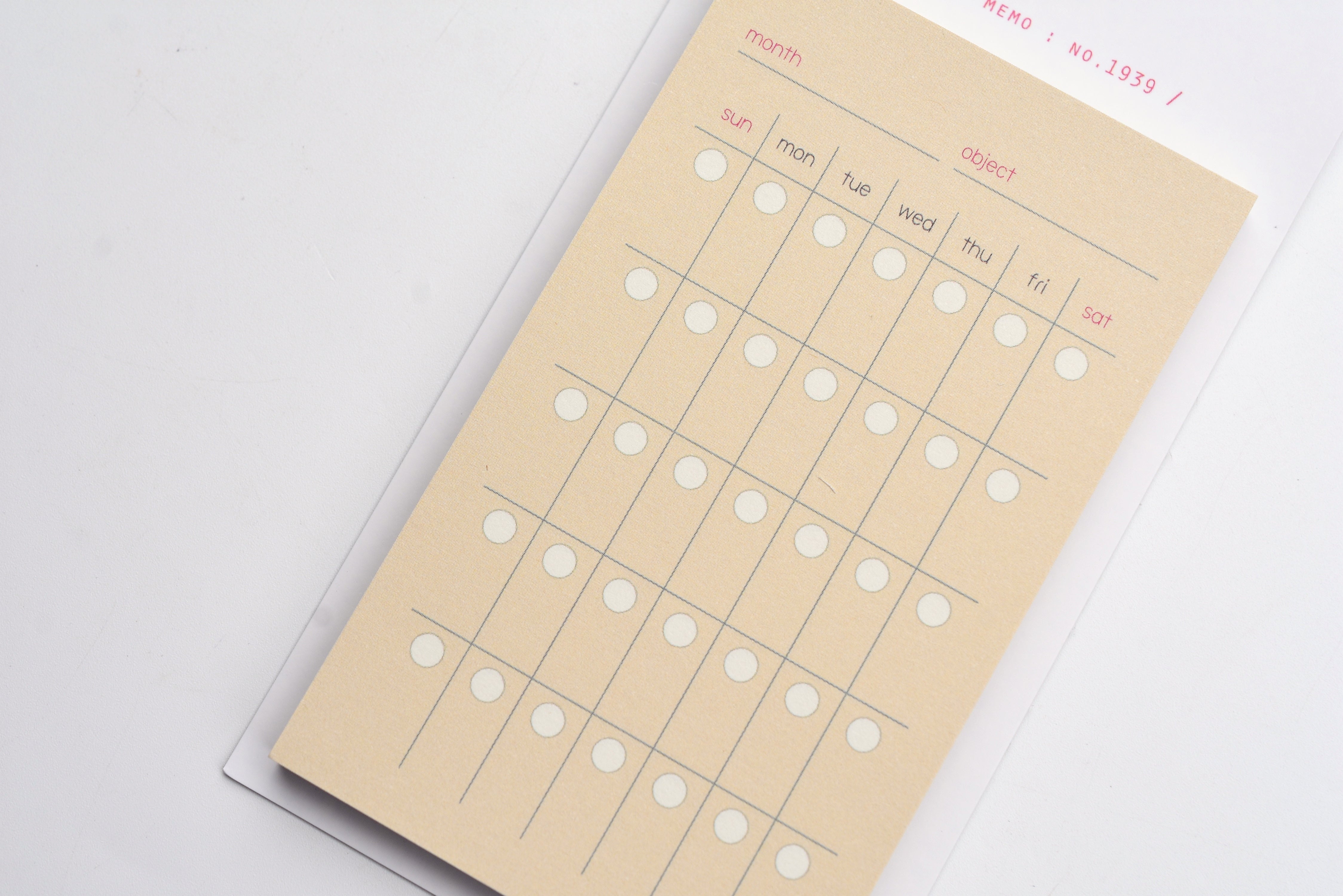 Suatelier - Sticky Memo - Monthly Plan