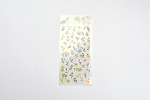 Mind Wave - Neat Flower Sticker - Green