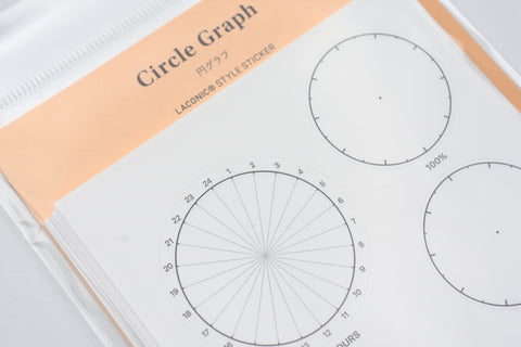 Laconic Style Sticker - Circle Graph