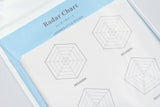 Laconic Style Sticker - Radar Chart