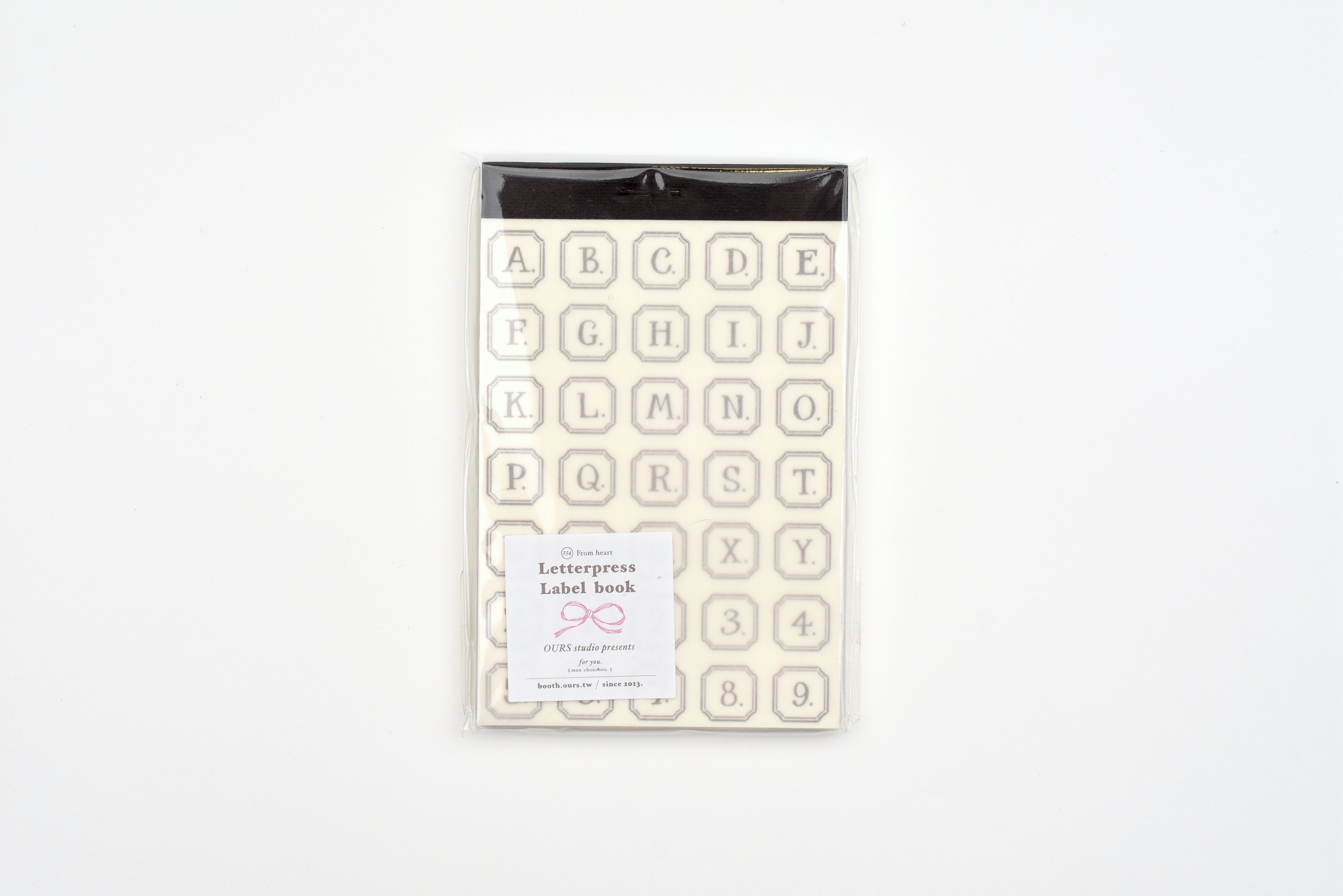 OURS x Hank - Letters (Framed) Letterpress Book