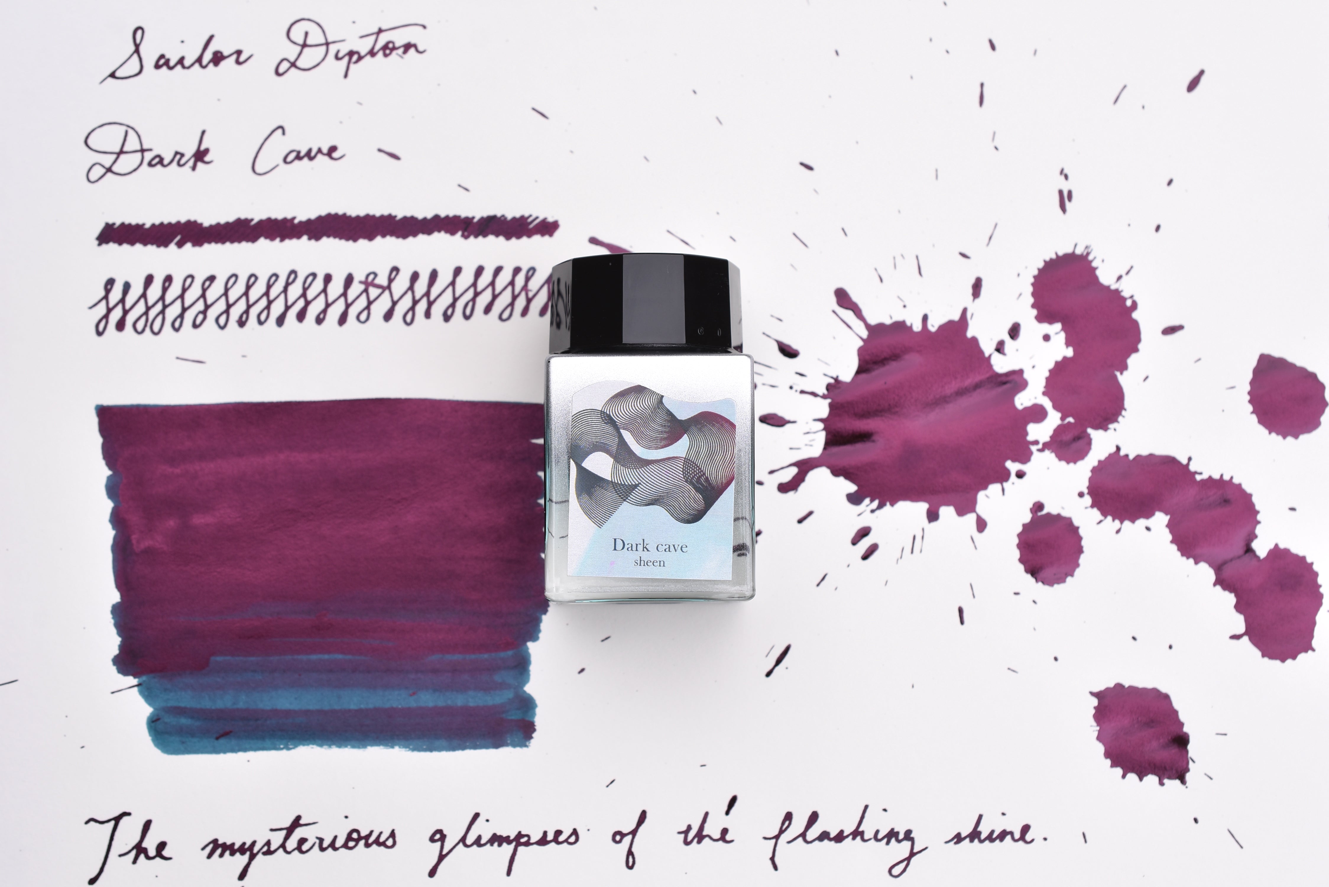 Sailor Dipton Sheening Ink - Dark cave - 20mL Bottle