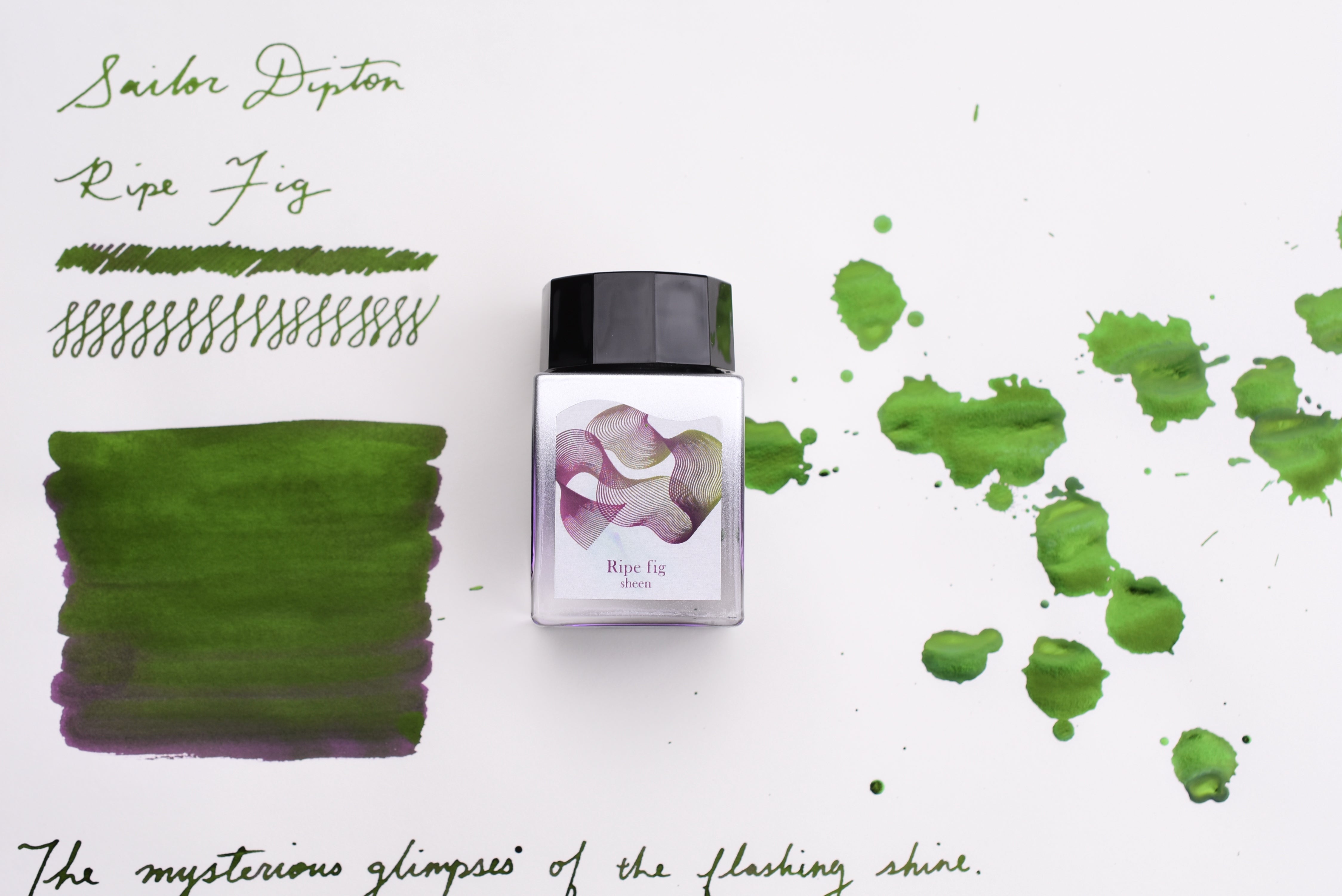 Sailor Dipton Sheening Ink - Ripe fig - 20mL Bottle