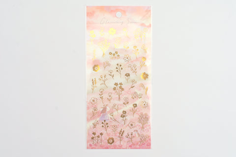 Mind Wave Gleaming Scene Sticker - Flower Field