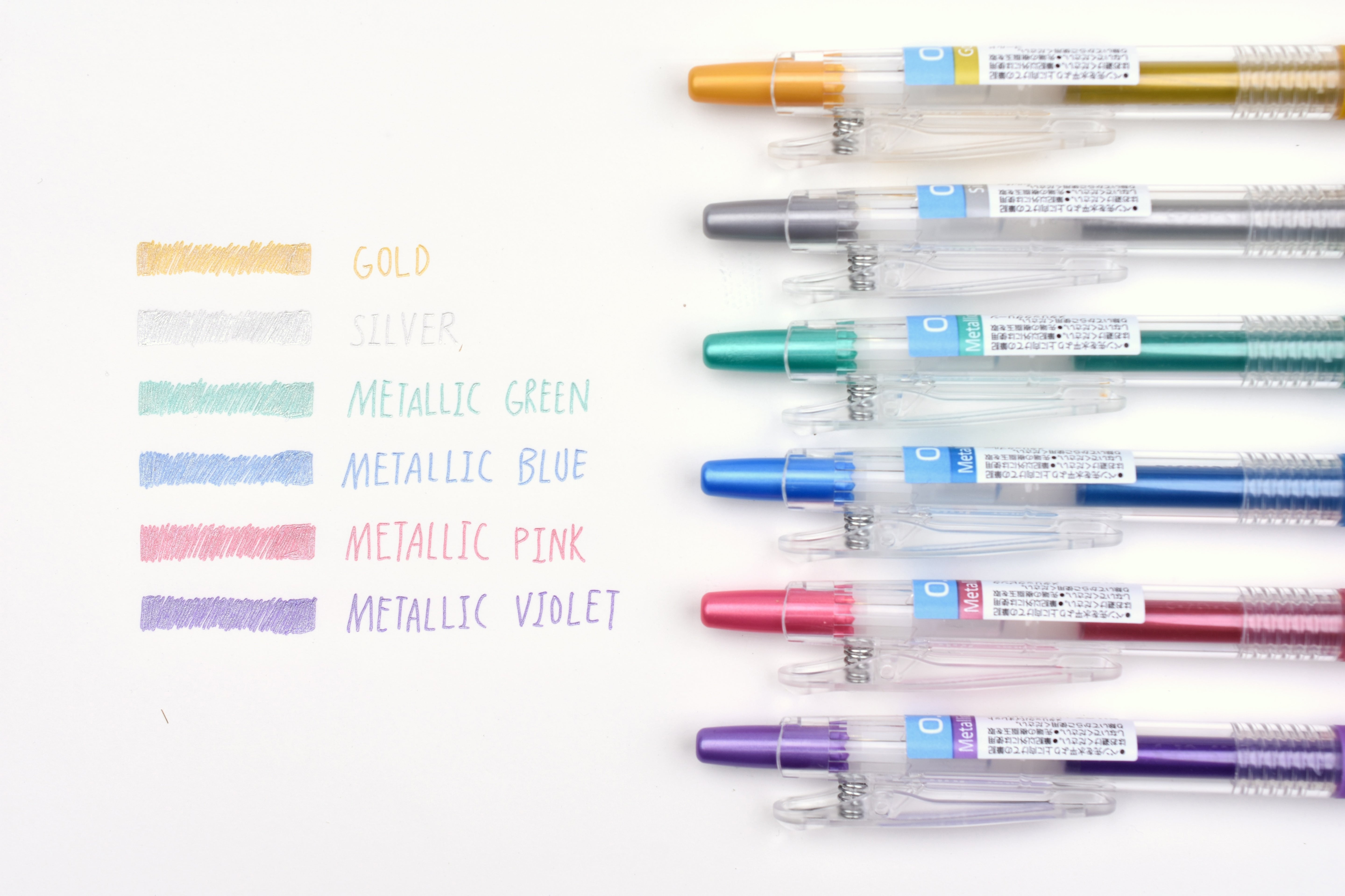 Pilot Juice Gel Pen - Metallic Color - 0.5mm