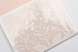 Midori Watermark Letter Set - Flower Pink