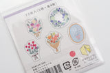 Furukawa Paper Deco Flake Sticker - Dried Flowers