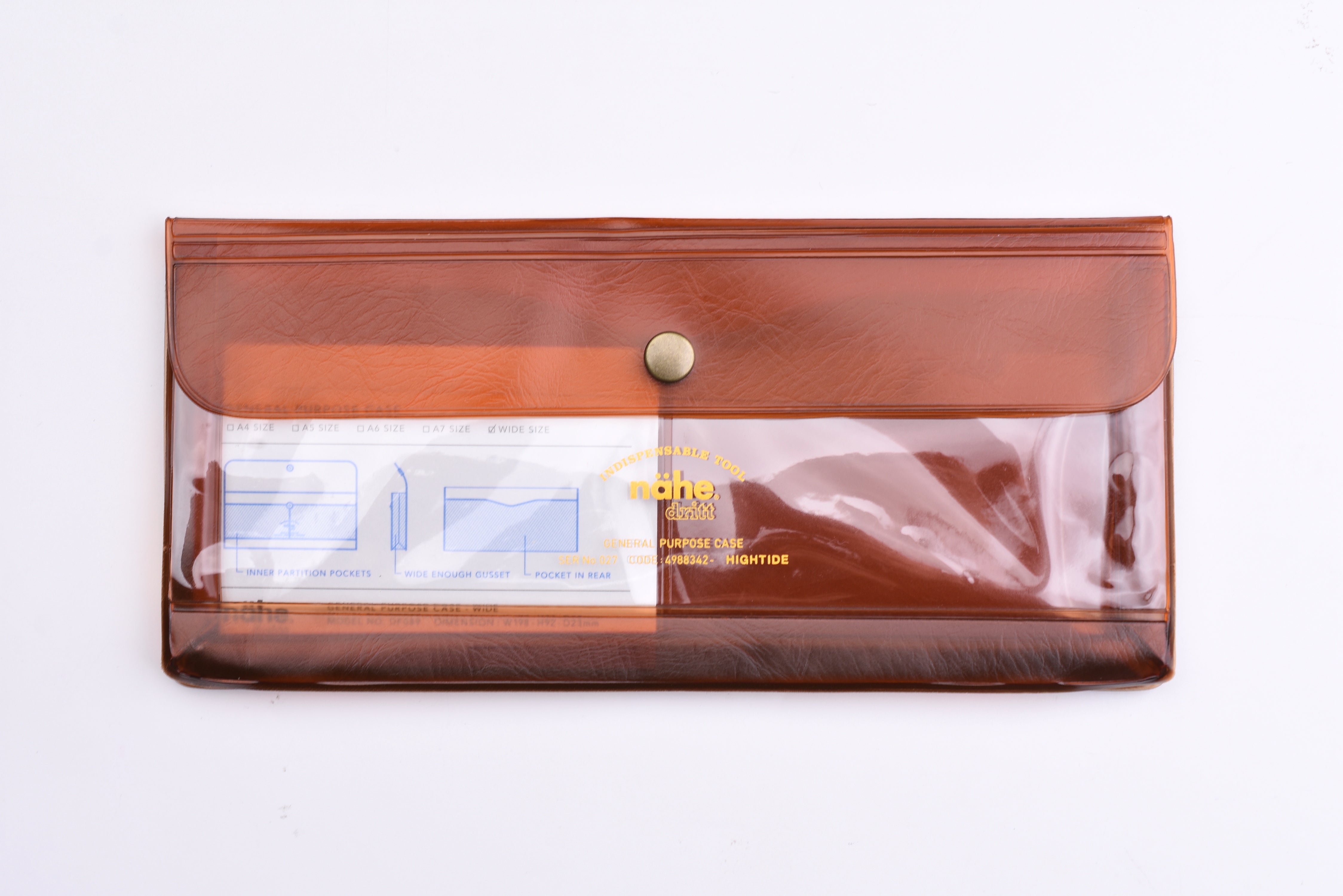 Nähe General Purpose Case - Wide - Clear Brown