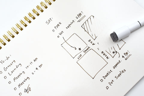 Gakken Write White - White Board Notebook - B5