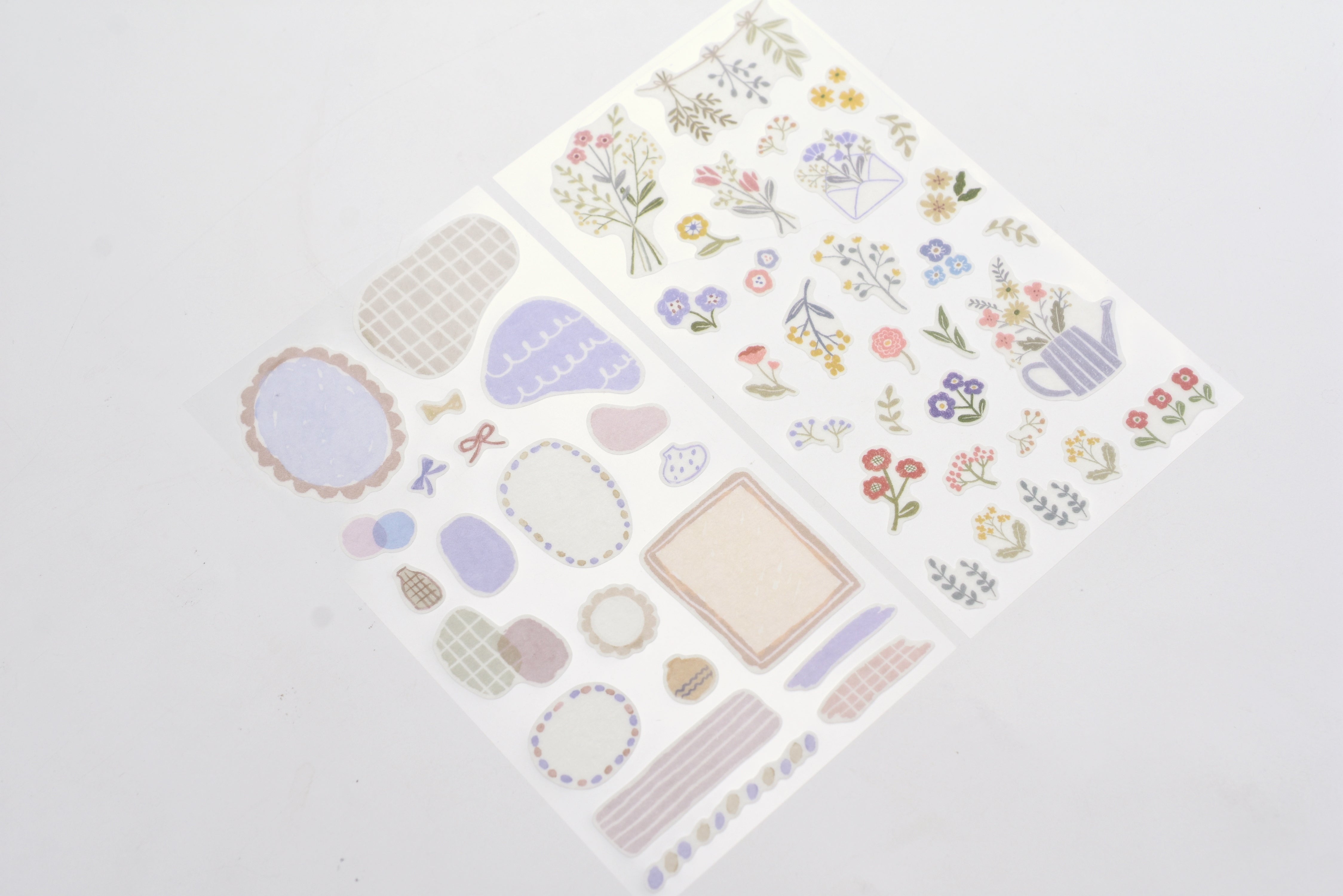 Midori 2 Sheets Planner Sticker - Flowers