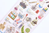 Kamio Illustrated Picture Book Stickers - Science