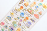 Kamio Illustrated Picture Book Stickers - Jellyfish