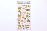 Kamio Illustrated Picture Book Stickers - Reptiles