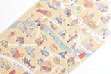 Mind Wave - Town Map Sticker - Brown City