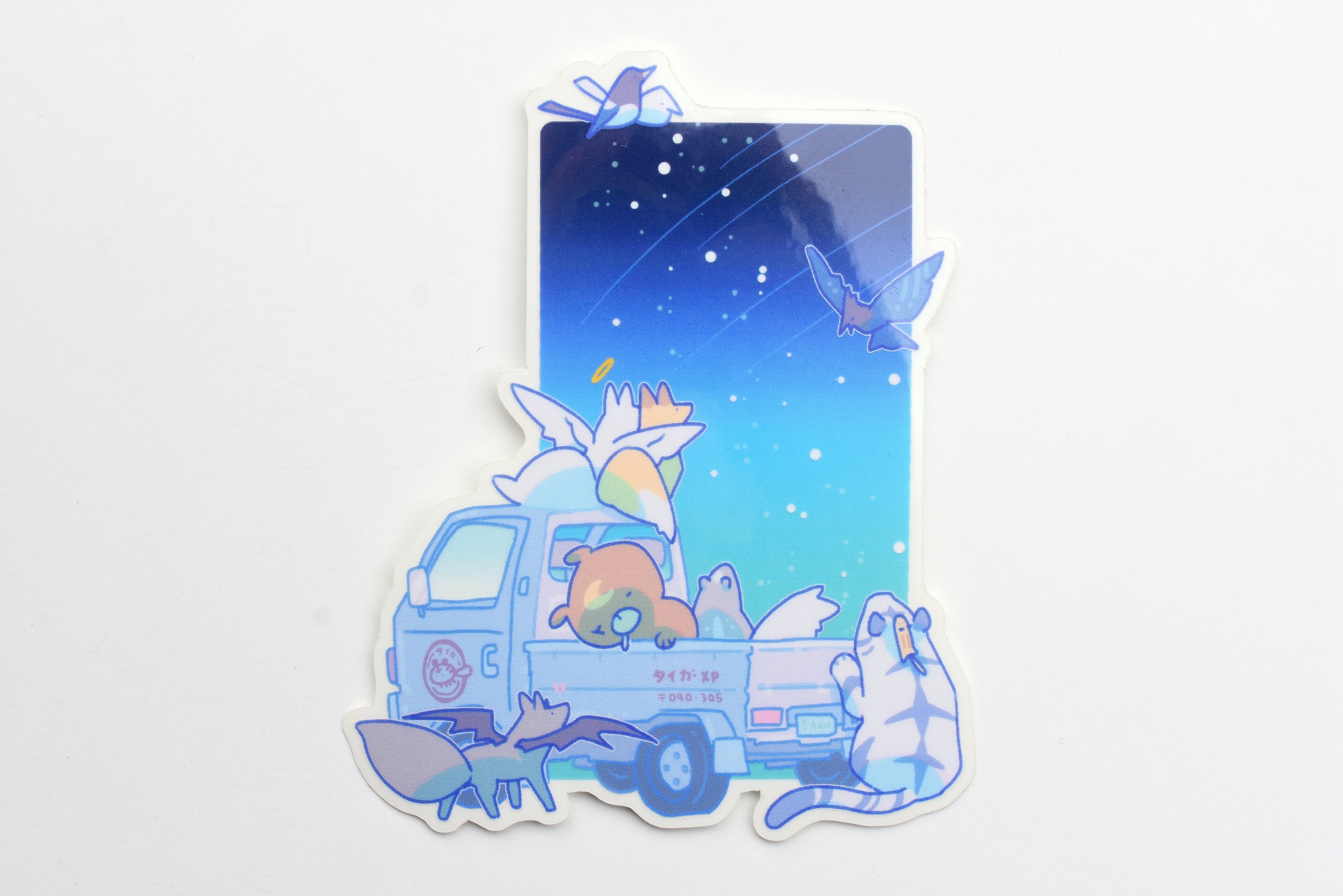 Ameruu Sticker - Kei Truck: Night