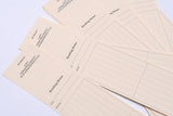 Laconic Style Bookmarker - Reading Memo - Vertical