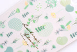 Kamio Healing Bloom Clear Seal - Forest Green