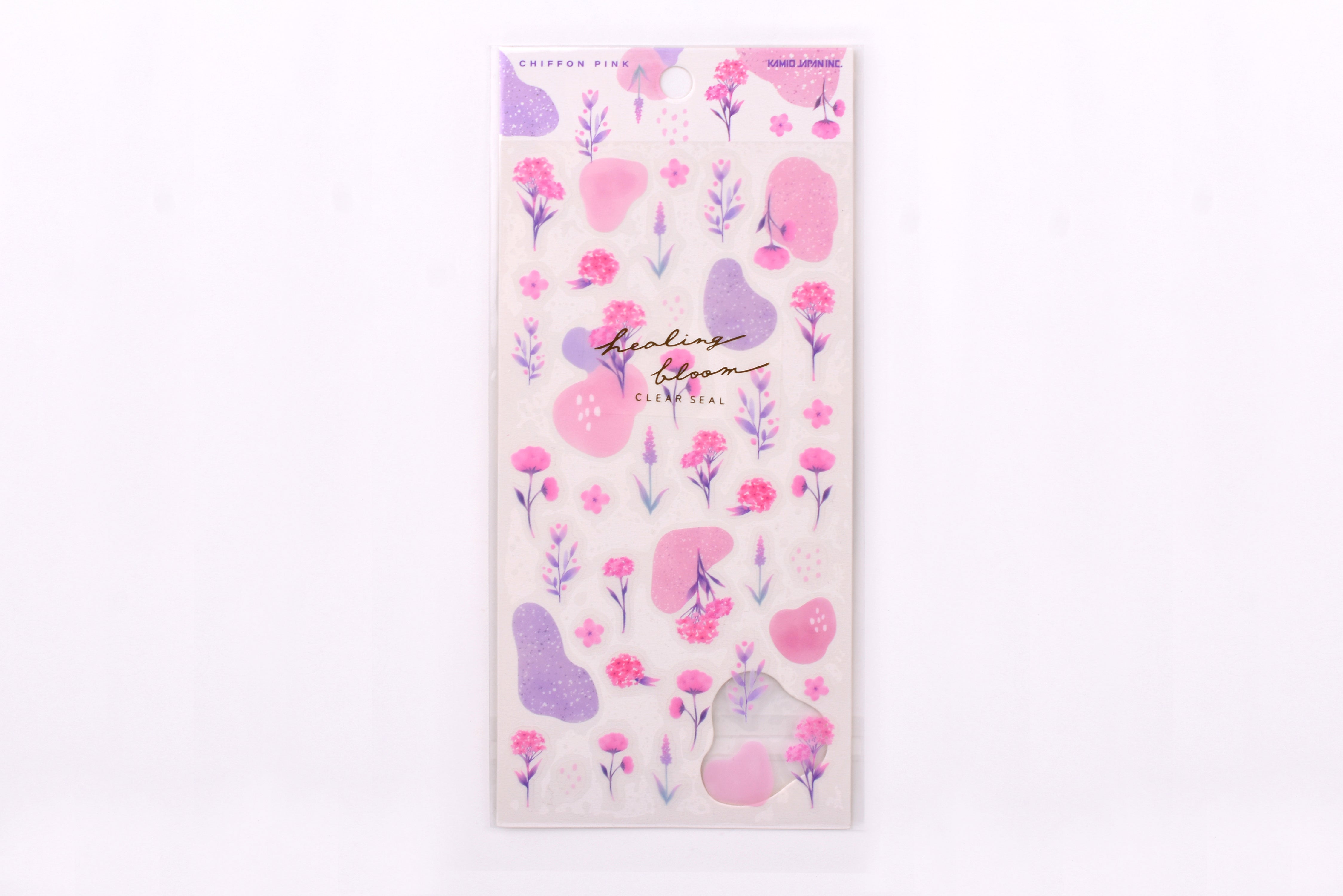 Kamio Healing Bloom Clear Seal - Chiffon Pink