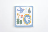 Furukawa Paper Memo Pad - Sparkle and Bird