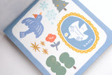 Furukawa Paper Memo Pad - Sparkle and Bird