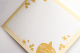 Furukawa Paper Memo Pad - Sparkle and Bird