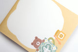 Furukawa Paper Memo Pad - Cup and Bear