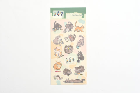 ameruu x Yoseka Stationery - Sticker Sheet - Meme Cats