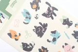 ameruu x Yoseka Stationery - Sticker Sheet - Kitty Confetti