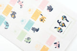 ameruu x Yoseka Stationery - Sticker Sheet - Cat Tabs