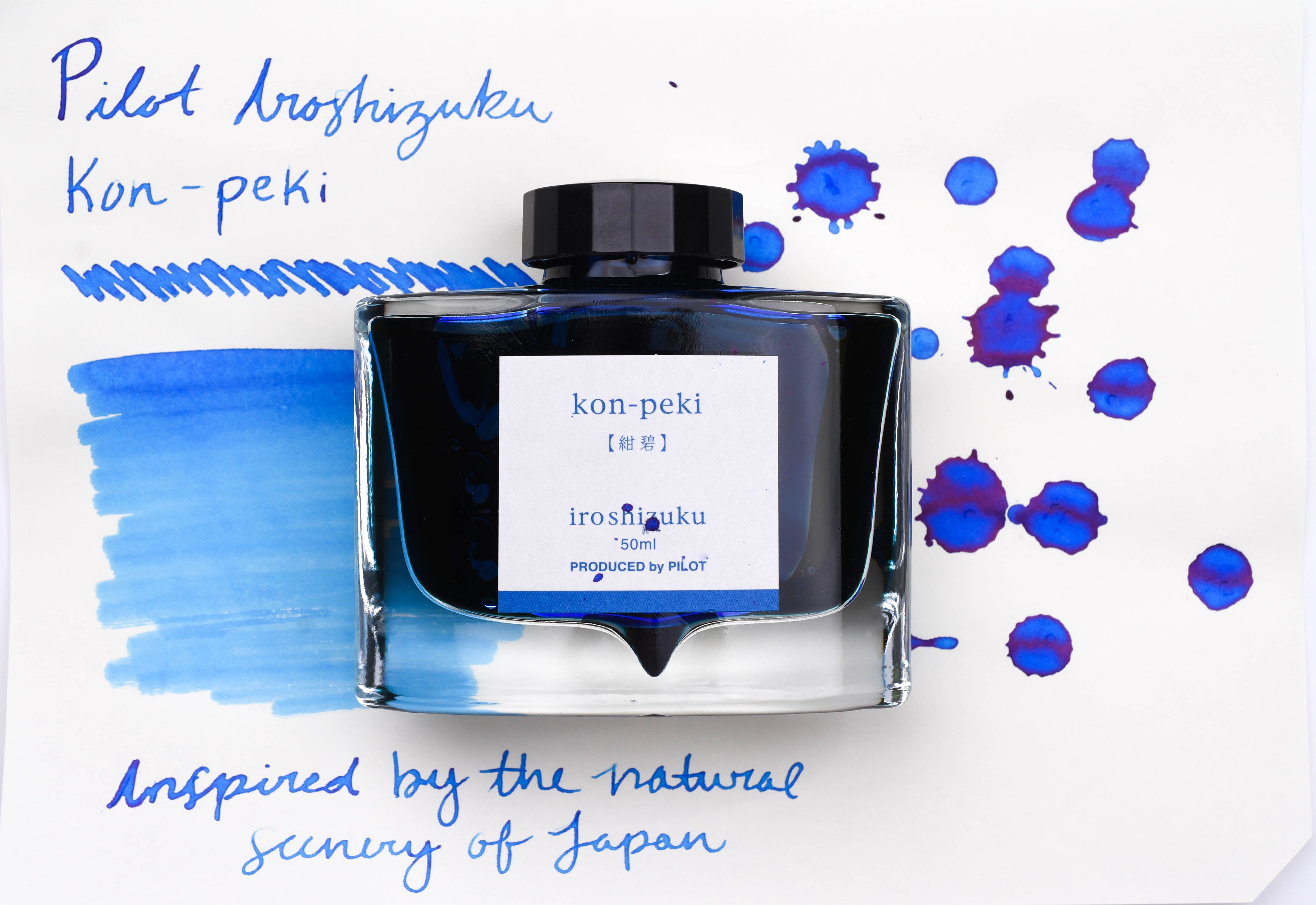 Pilot Iroshizuku Ink - Kon-peki - 50 mL Bottle Ink