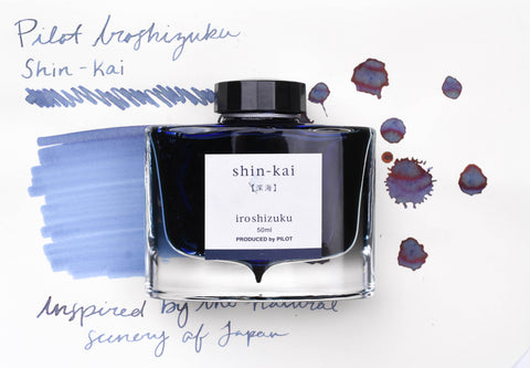 Pilot Iroshizuku Ink - Shin-kai - 50 mL Bottle Ink