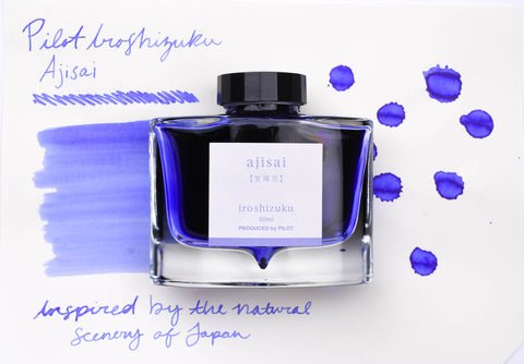 Pilot Iroshizuku Ink - Ajisai - 50 mL Bottle Ink