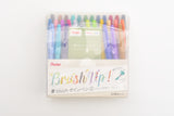 Pentel Touch Brush Sign Pen - Set of 30