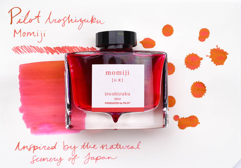 Pilot Iroshizuku Ink - Momiji - 50 mL Bottle Ink