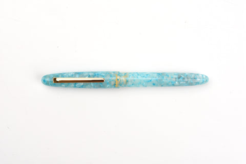 Esterbrook Estie Fountain Pen - Aqua Gold - Gold Trim - Limited Edition