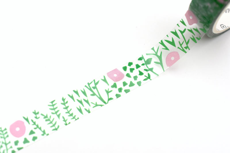 SODA Transparent Masking Tape - 10mm - Plants