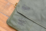 The Superior Labor Leather Roll Pen Case - Yoseka Green