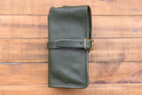 The Superior Labor Leather Roll Pen Case - Yoseka Green