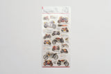 Kamio Illustrated Picture Book Stickers - Honda Racer