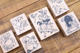 Stationery Zoo - Nocturnal Journaler Frame Stamp